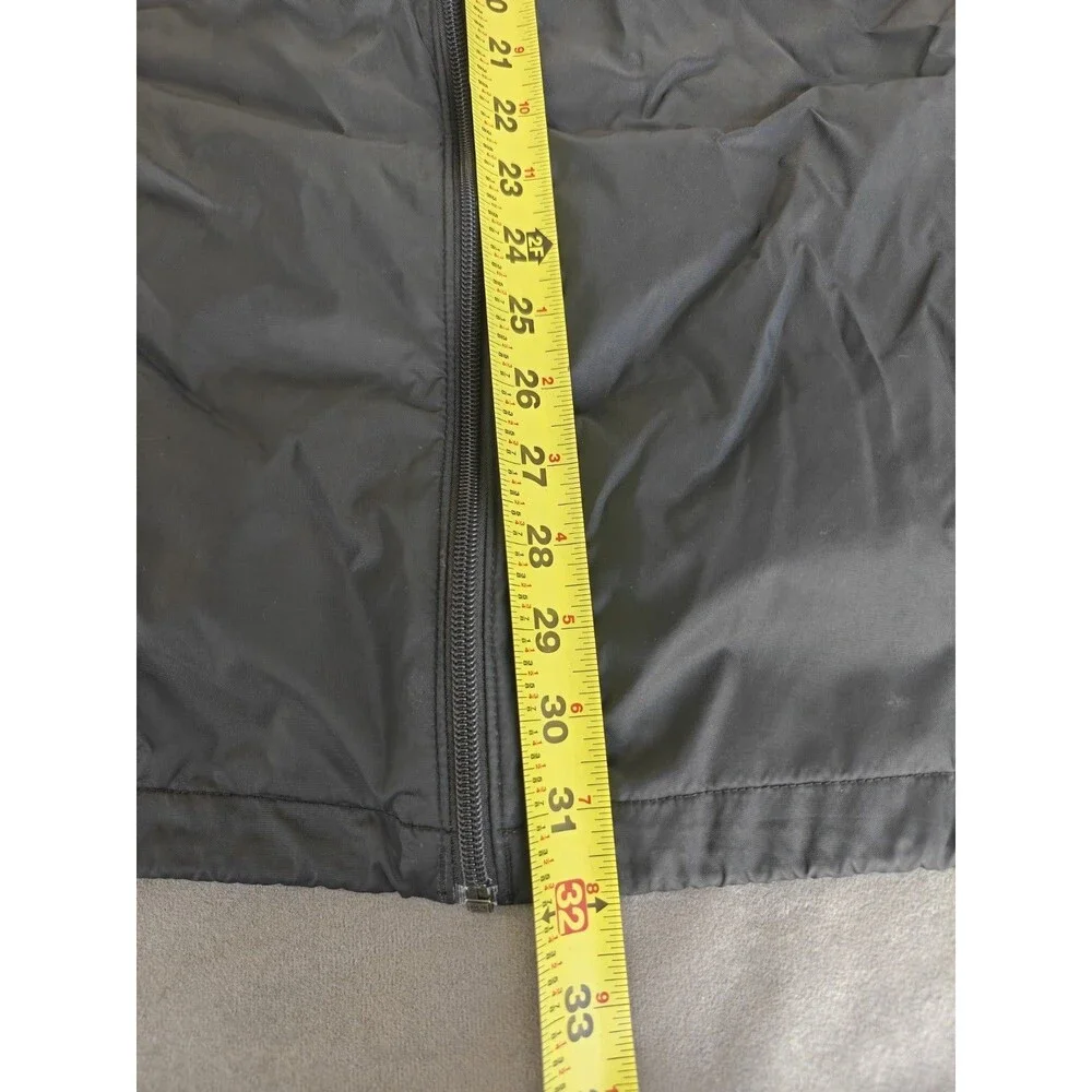 Columbia Mens 2XT Tall Packable Rain Jacket Gray Black Hooded Full Zip Nylon